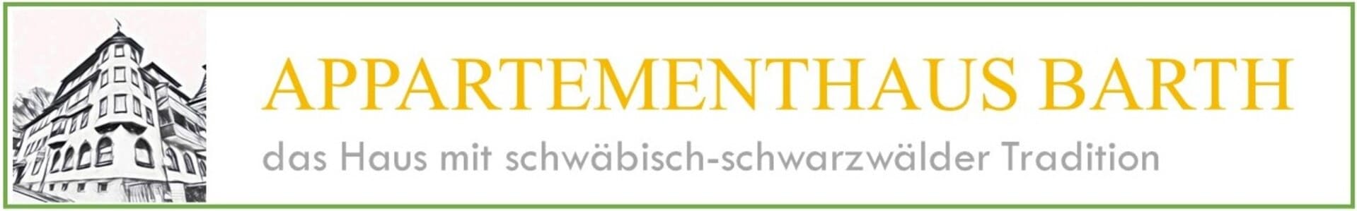 Appartementhaus Barth Logo Bad Liebenzell